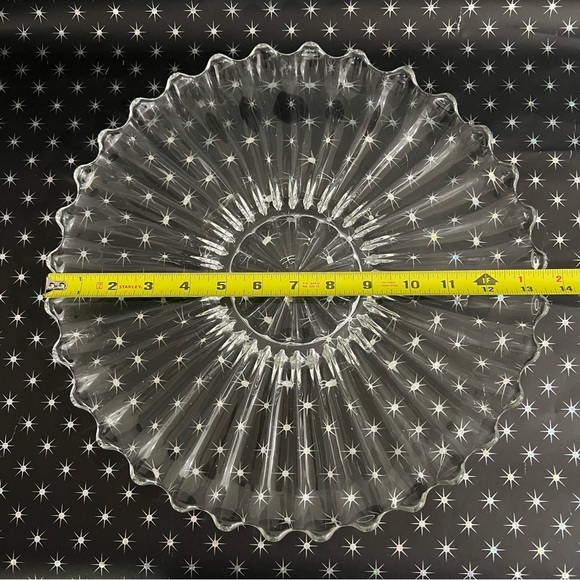 Vintage Heisey Glass Crystolite 13.5” Platter - Picture 6 of 7